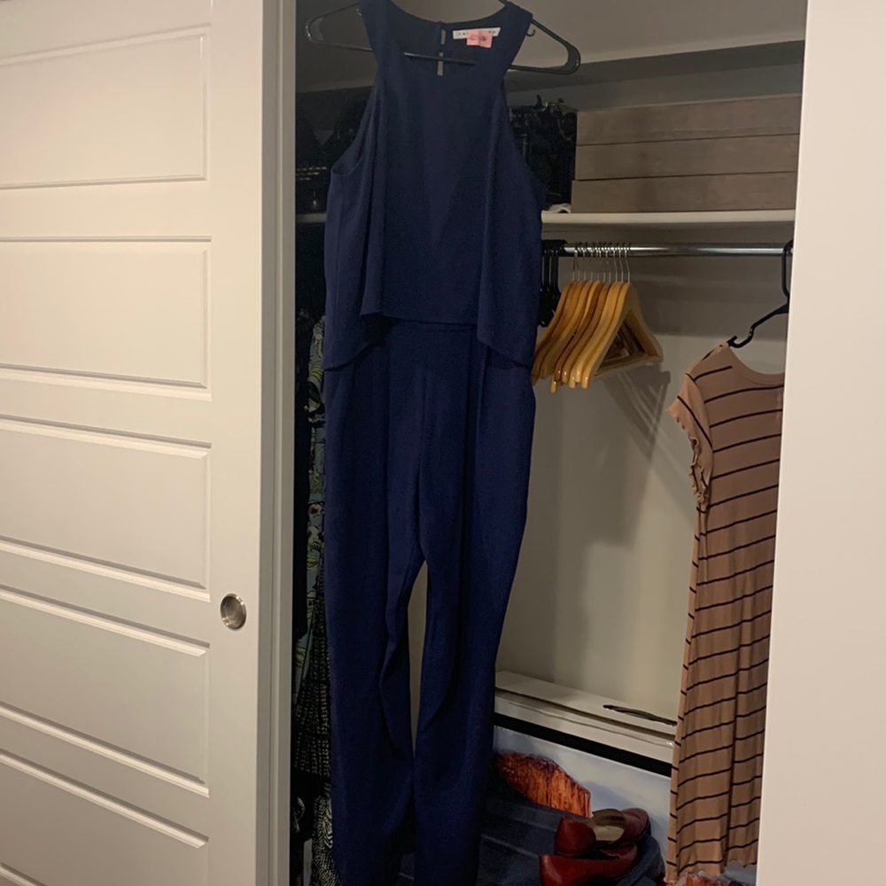 Trina Turk Blue Jumpsuit